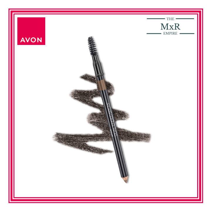 Avon True Dual Ended Brow Pencil 10ml Soft Black Shopee Malaysia