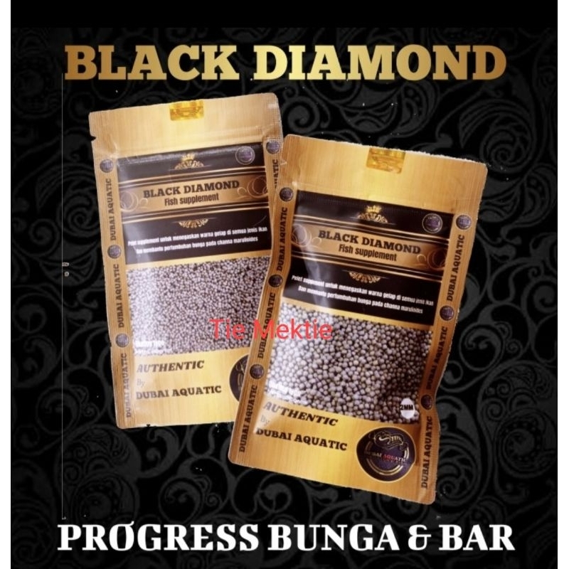 BLACK DIAMOND 20g & 100G (1mm & 2mm) Original Dubai Aquatic | Shopee ...