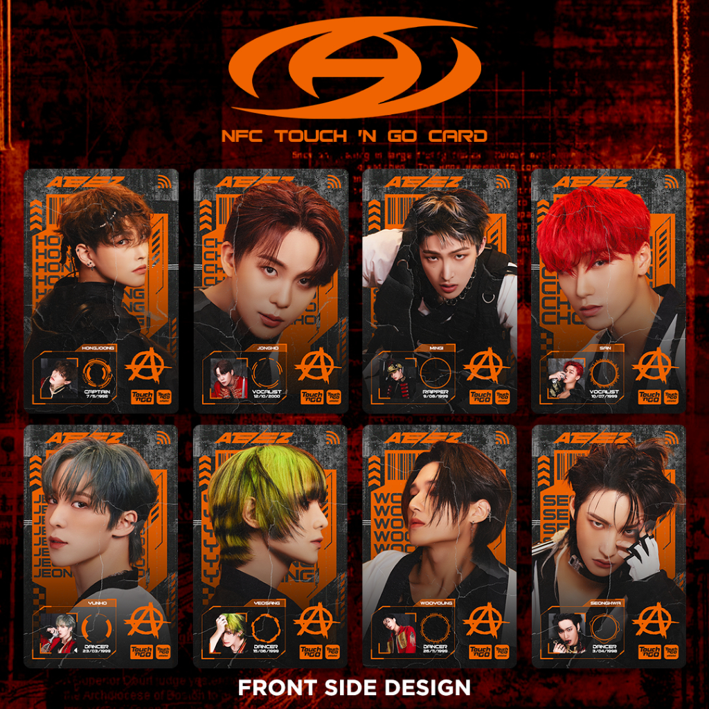 ATEEZ NFC TOUCH 'N GO TNG STICKERS BY MICHINSHOPMY | Shopee Malaysia