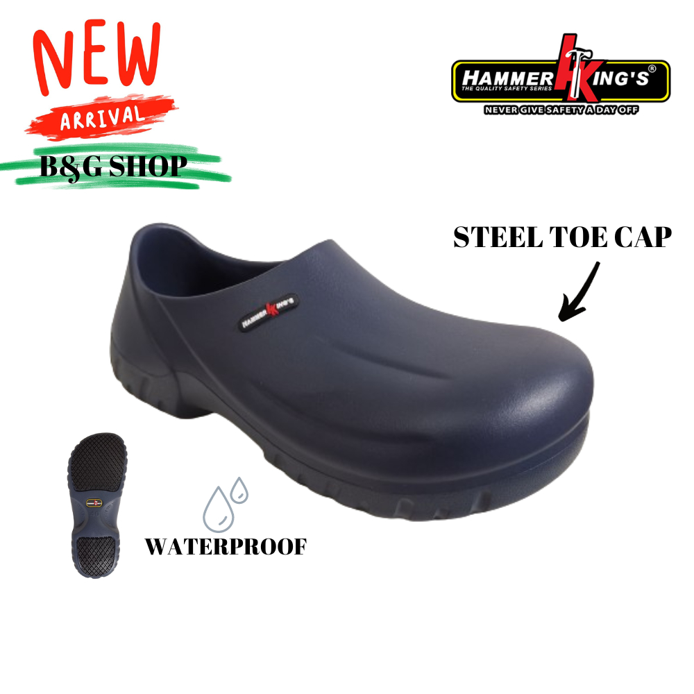Steel toe cap clogs store