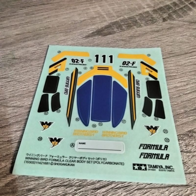 TAMIYA ORIGINAL STICKERS | Shopee Malaysia