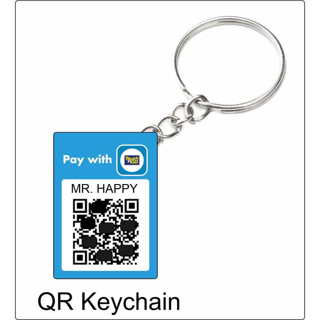 QR 2d keychain Product QR Bank QR | Shopee Malaysia