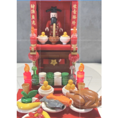 Toy minifigure table set desktop decoration | Shopee Malaysia
