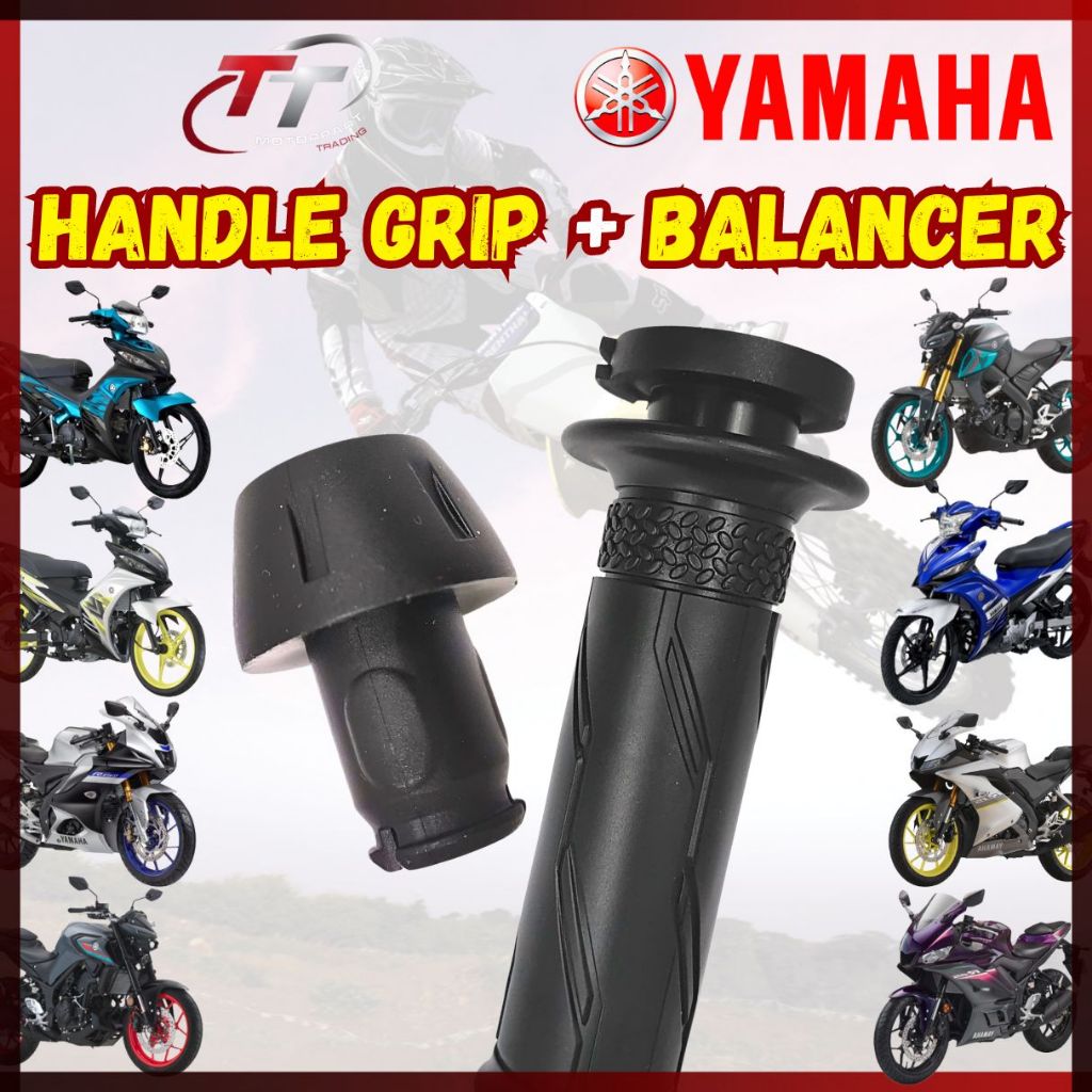 YAMAHA Handle Balancer Grip Set Handel Sarung Trotel Y15ZR Y16ZR LC135 ...