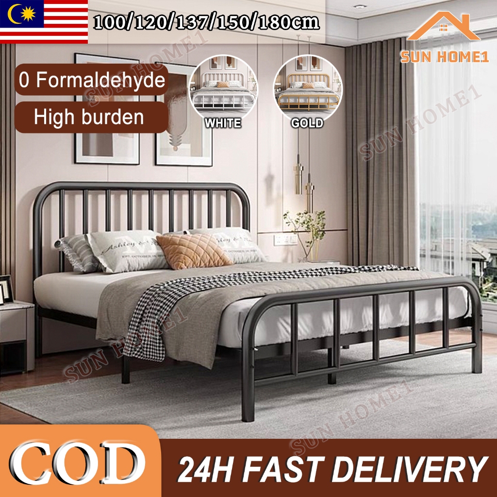 Single bed deals steel frame