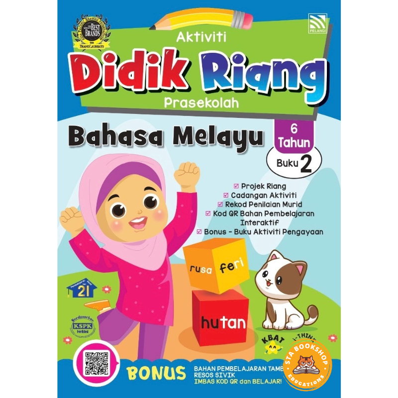 [STA] 2024 BUKU AKTIVITI DIDIK RIANG PRASEKOLAH 6 TAHUN (PELANGI ...