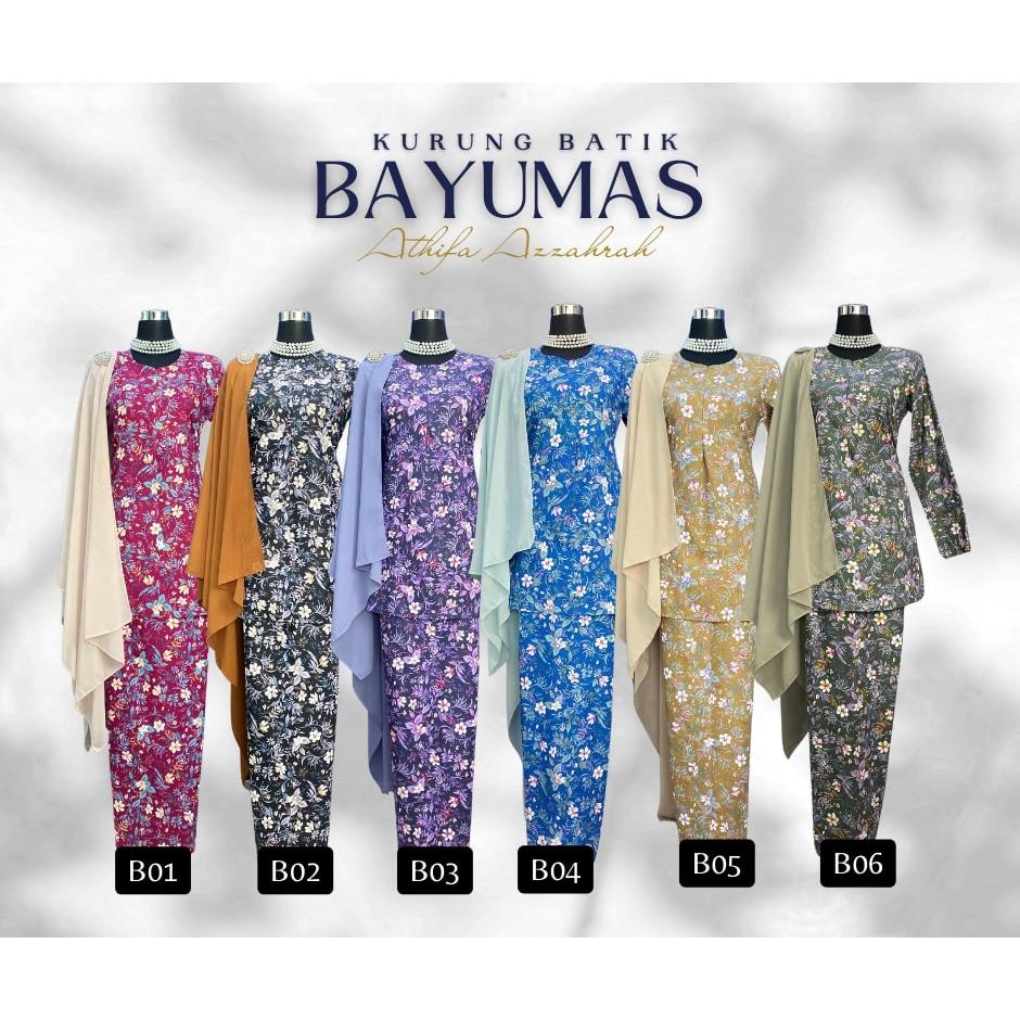 KURUNG RIAU KLASIK BAYUMAS (B01/B02/B03/B04/B05/B06) Shopee Malaysia