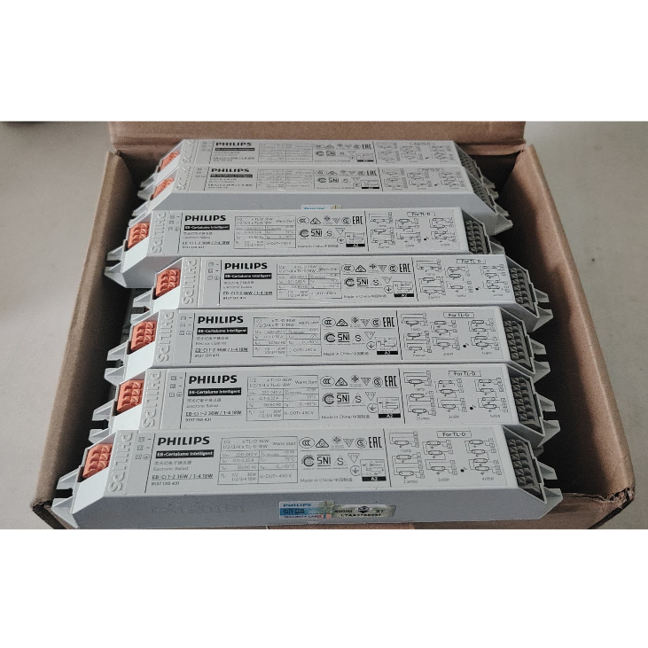 CLEARANCE STOCK PHILIPS ELECTRONIC BALLAST EB-Ci 1-2 36W / 1-4 18W 220 ...