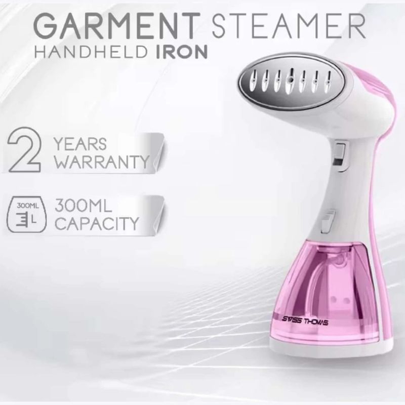 Swiss Thomas Handheld Garment Steamer Iron Travel Size Water Tank 300ml/1500w Shopee Malaysia