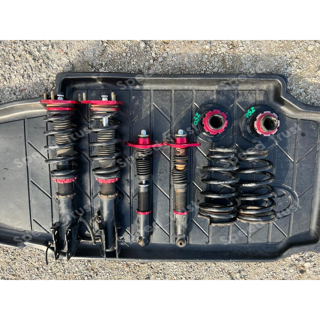 JDM Hi Low Soft Hard Adjustable Absorber Damper Spring Coilover ...