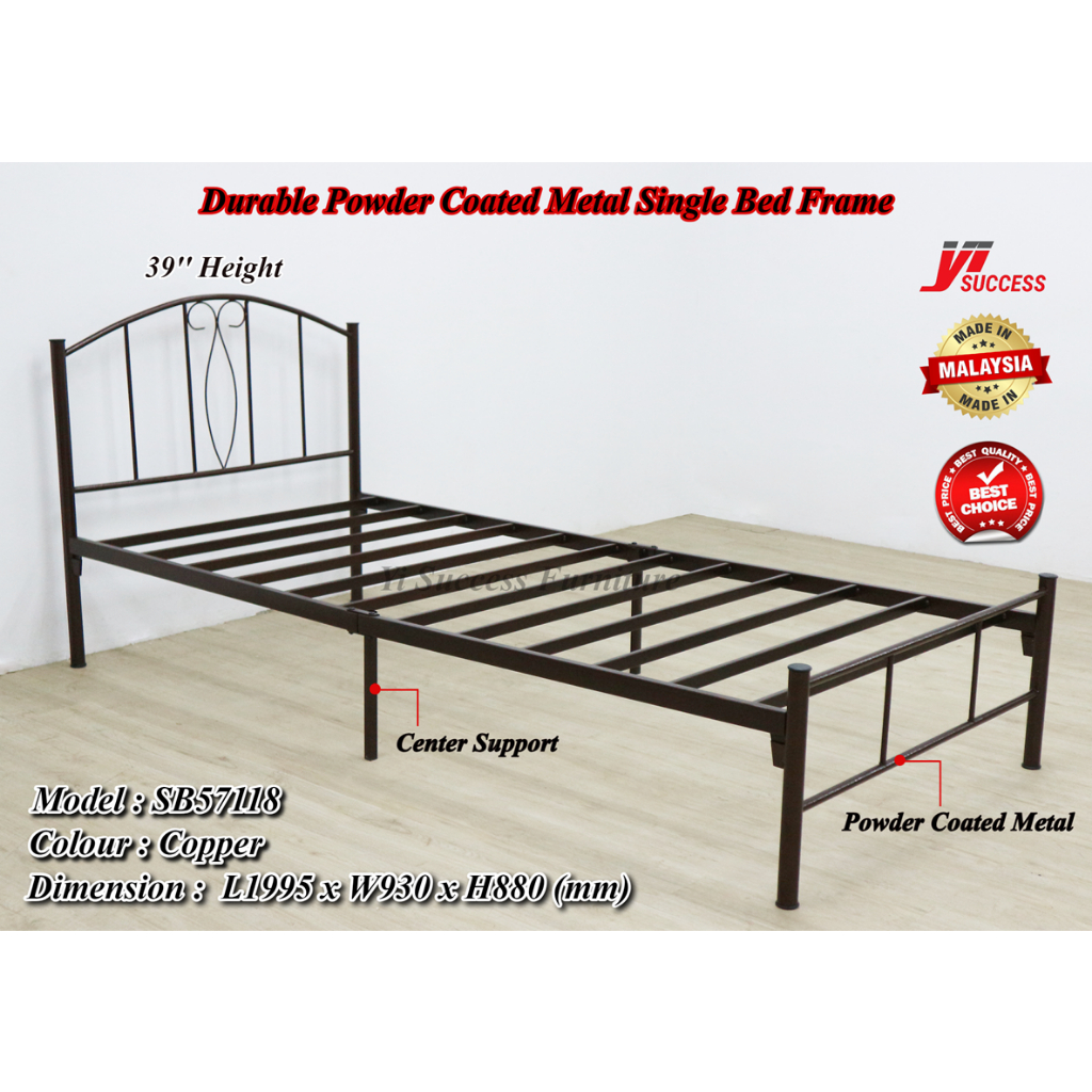 Yi Success Super Bed Base Metal Single Bed Frame / Quality Metal Bed ...