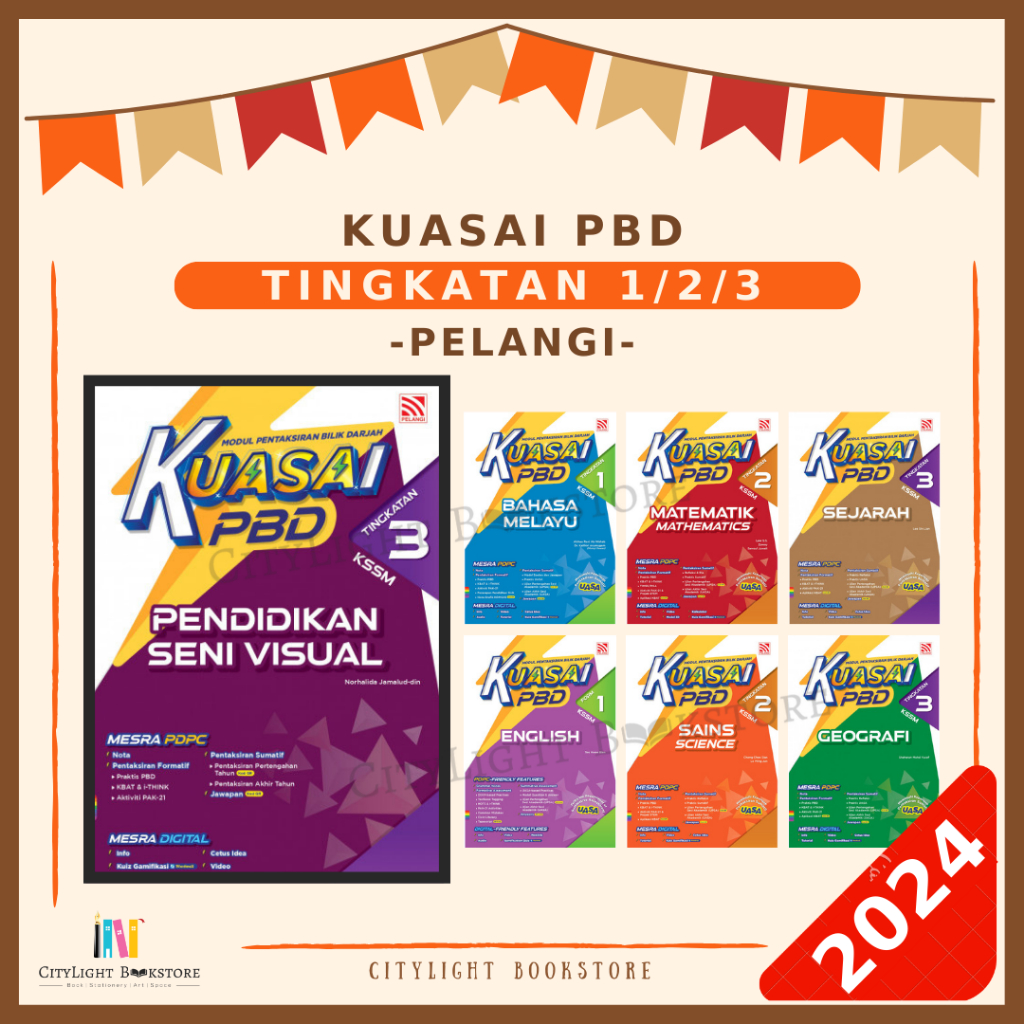 [CITYLIGHT] Buku Latihan 2024: Kuasai PBD KSSM Tingkatan 1 / 2 / 3 ...