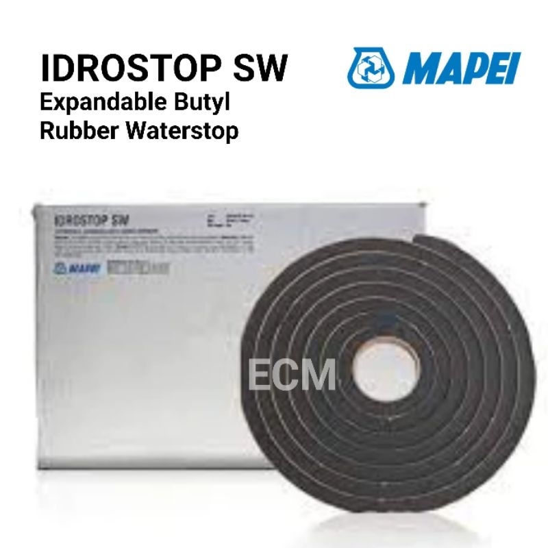 MAPEI IDROSTOP SW475 / SW300 SWELLABLE WATERSTOP, EXPANDABLE BUTYL