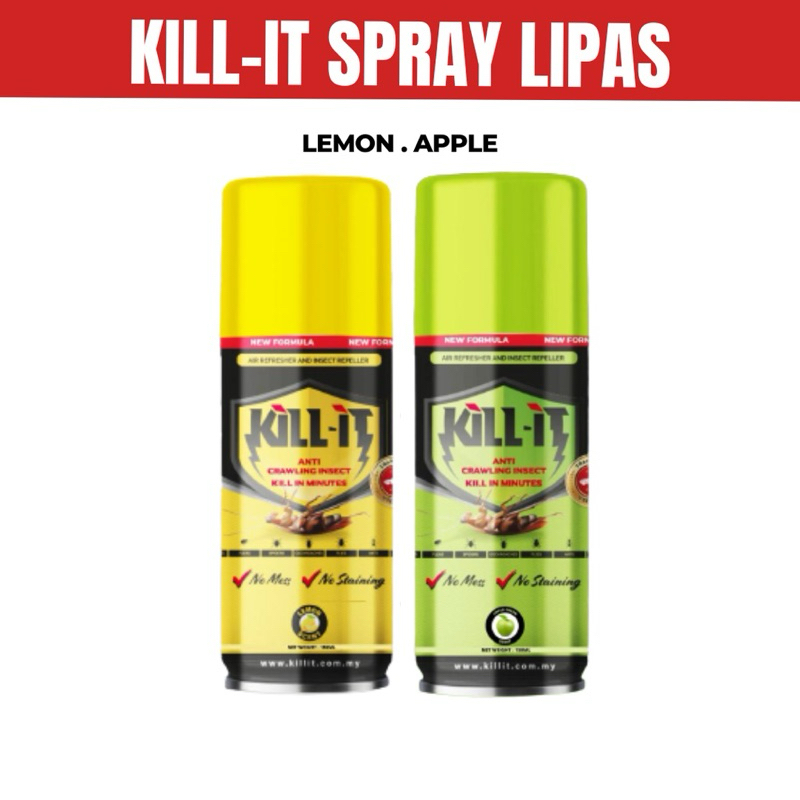 READY STOCK‼️ PEST CONTROL KILL IT LIPAS SEMUT KERETA SPRAY LIPAS