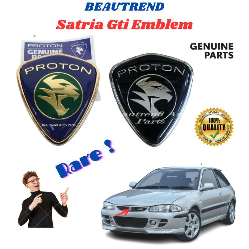 Proton Satria Gti Front Emblem Logo Badge Original Grill Lambang Proton ...