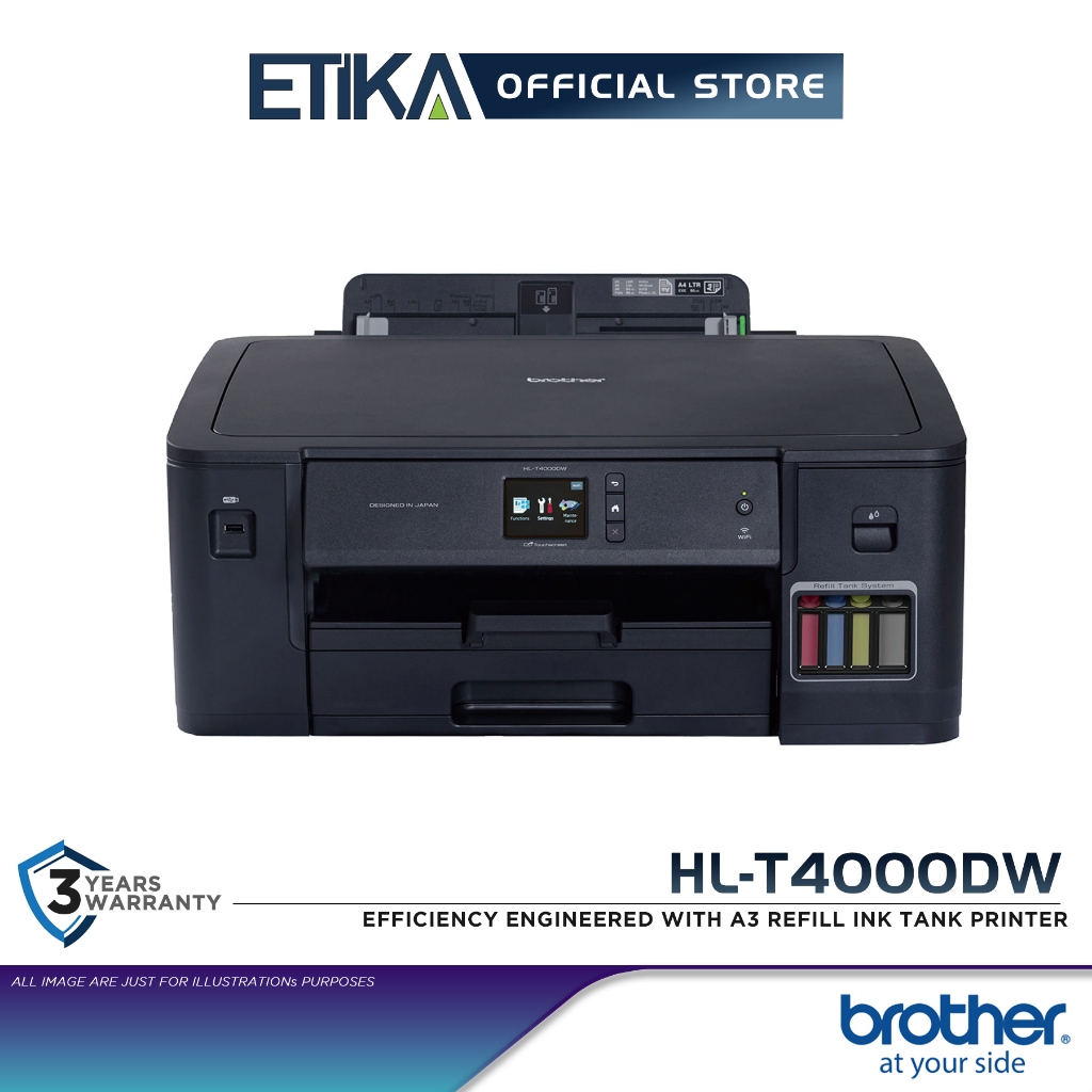Brother HLT4000DW Ink Tank Printer A3 (Print), WiFi & Duplex Printer