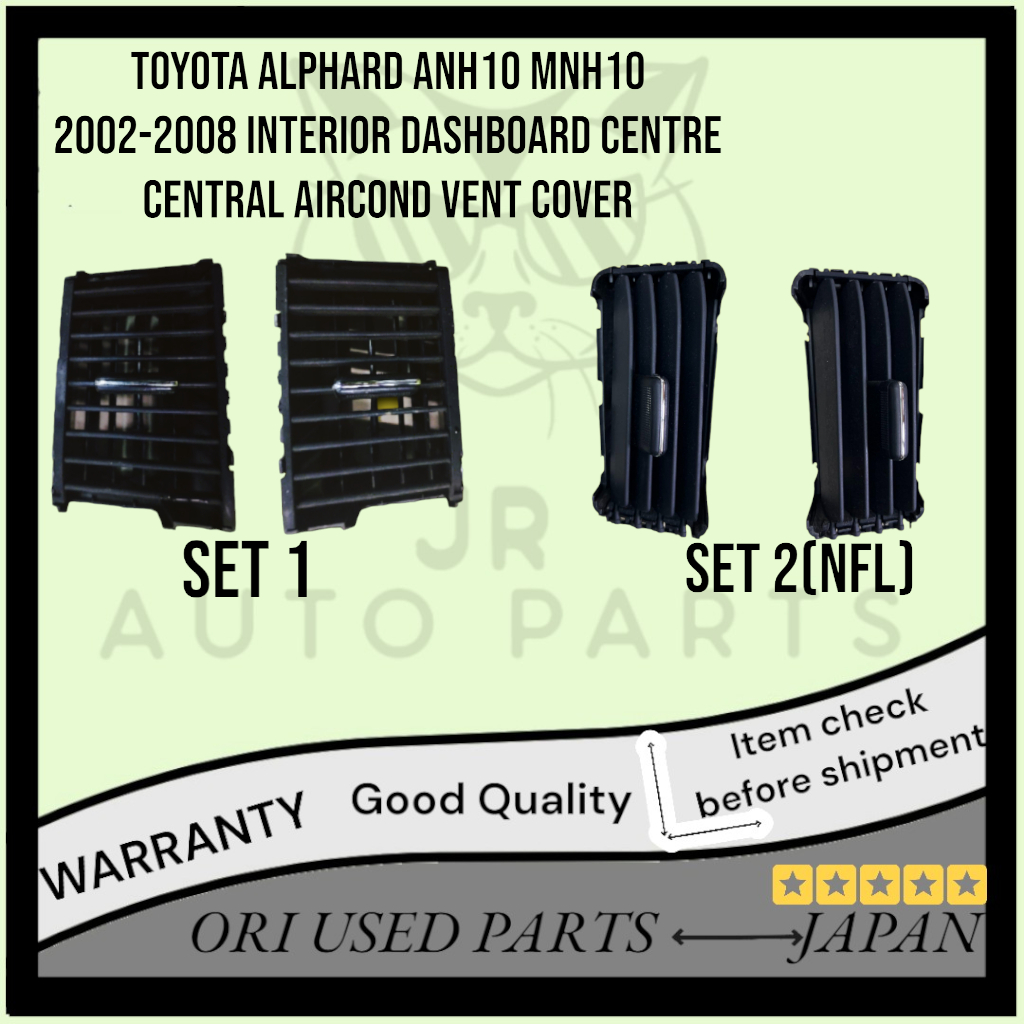 Toyota Alphard ANH10/MNH10 2002-2008 Interior Dashboard Centre Central ...