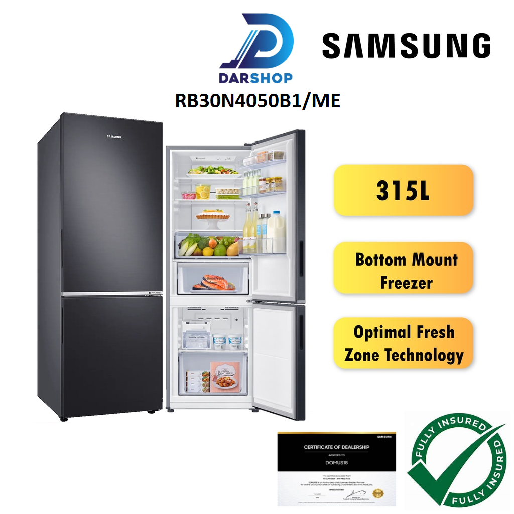 Samsung Bottom Fridge 2 Door Refrigerator Inverter 315L Peti Ais 2 ...