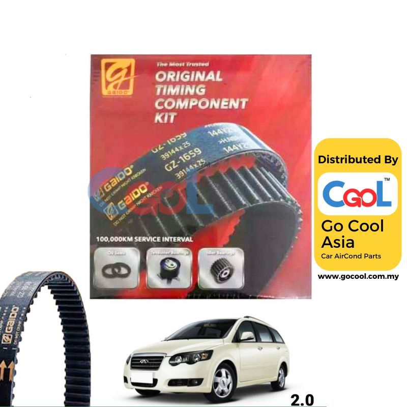 GAIDO TIMING BELT KIT CHERY EASTAR 2.0 (173YU25) Shopee Malaysia