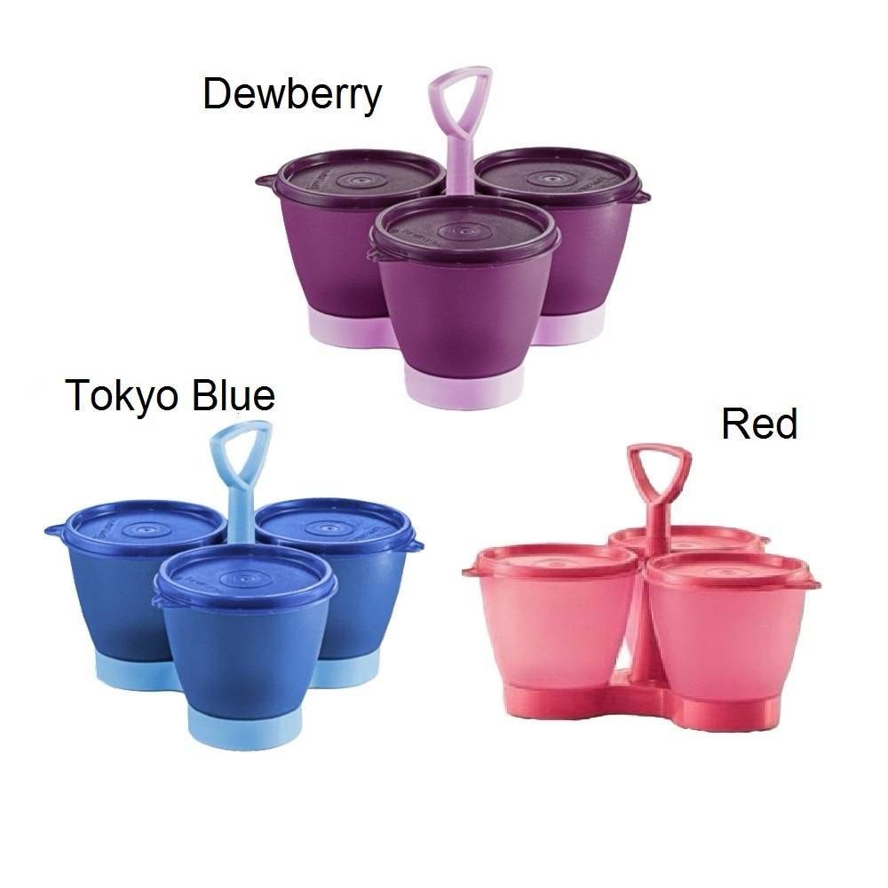 2021 Tupperware Blossom Condimate With One Touch Seal 250ml each bowl ...