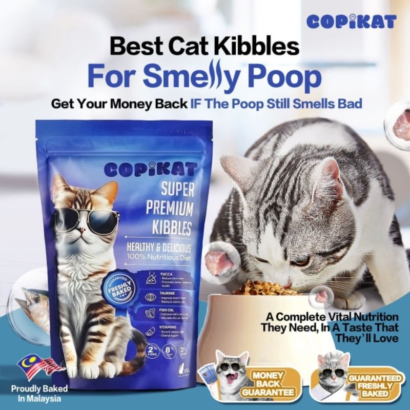 Copikat Super Premium Kibbles (100 Buatan Malaysia) Shopee Malaysia