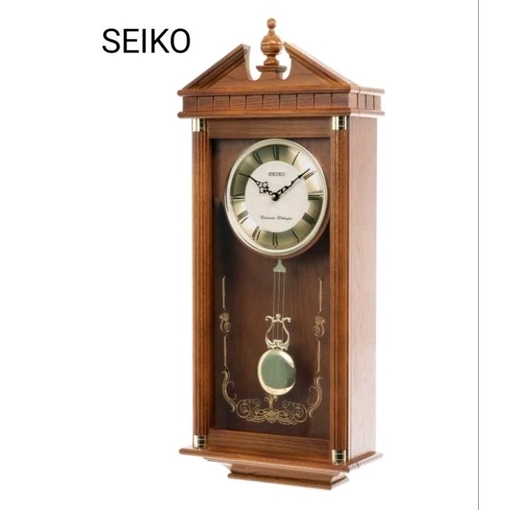 100% ORIGINAL SEIKO Westminster/Whittington Dual Chime Wooden Case