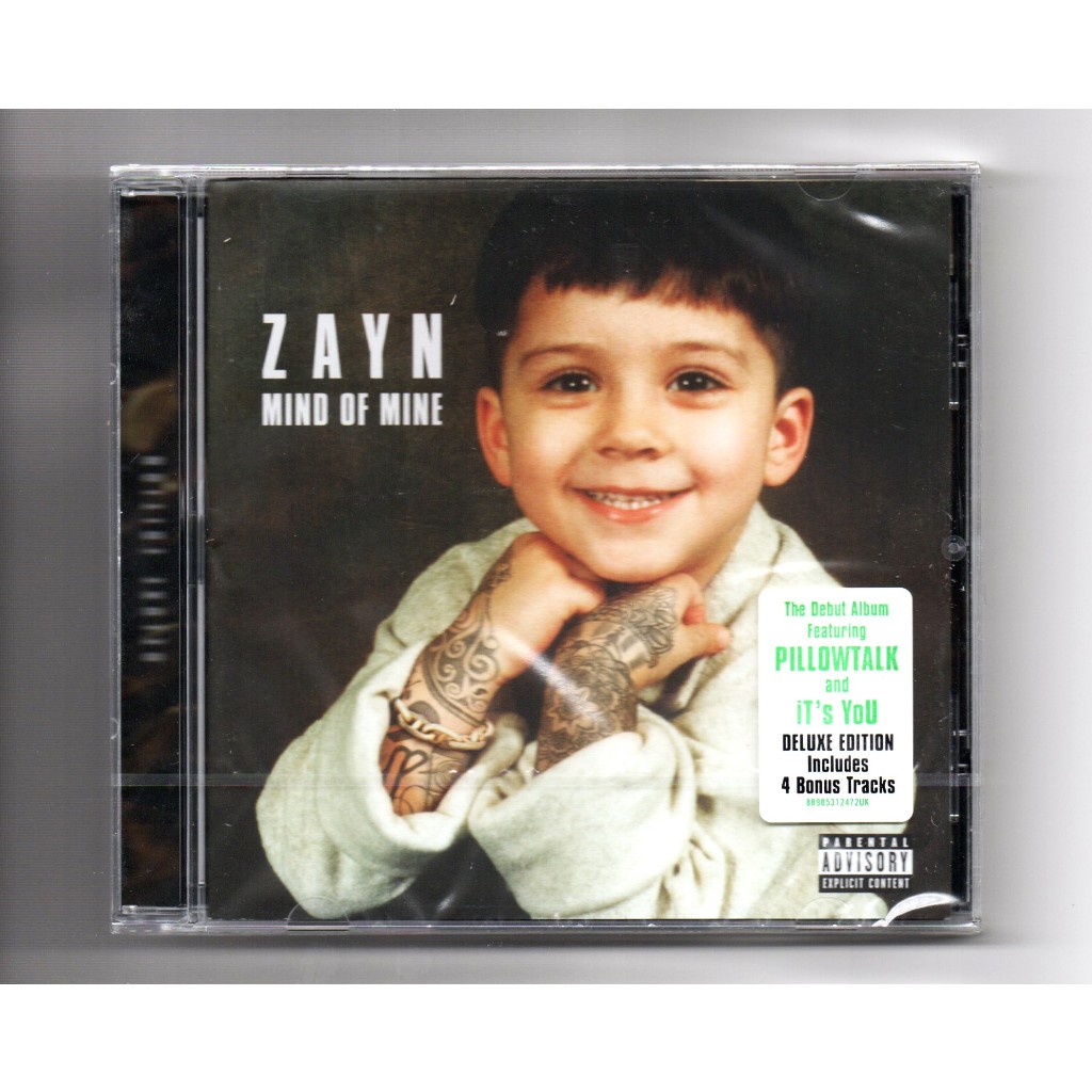 Zayn One Direction Mind Of Mine Deluxe Edition Cd 4 Bonus Tracks Shopee Malaysia 