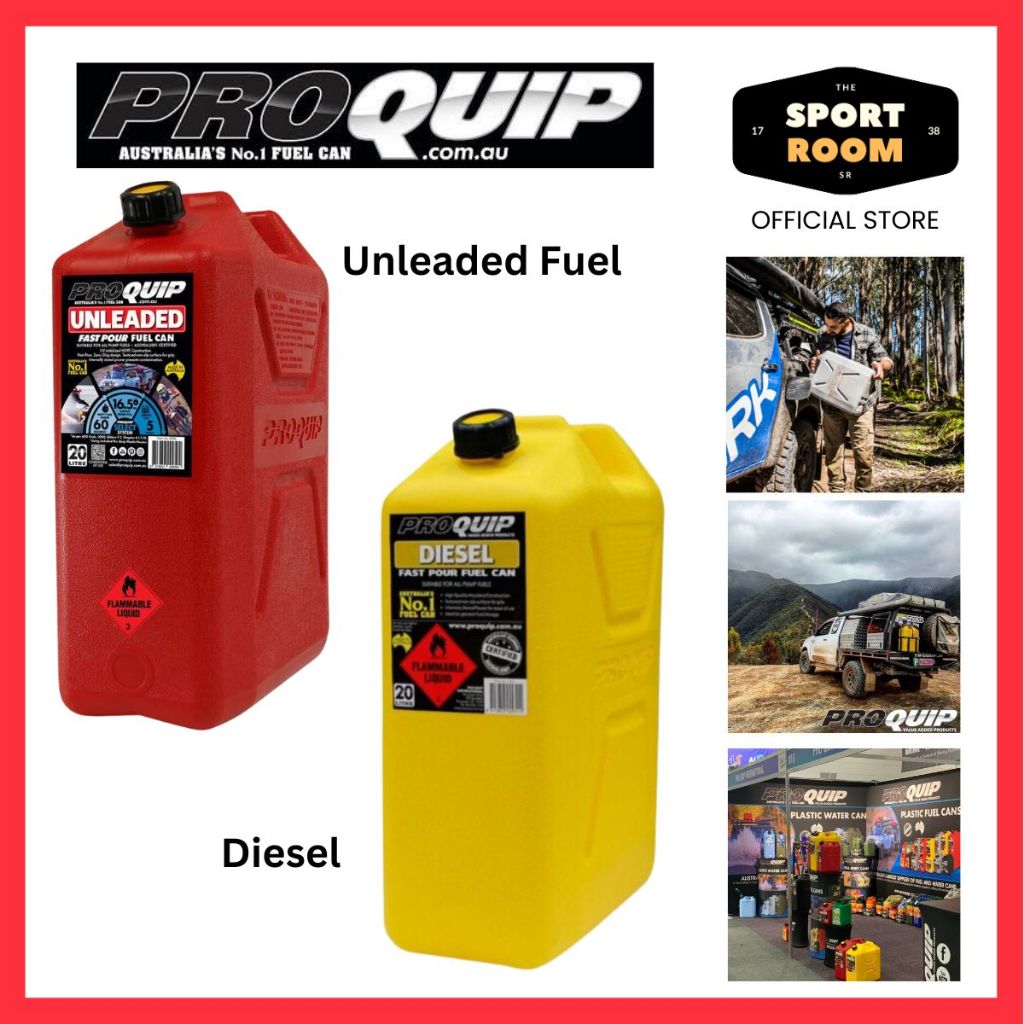 [Ready Stock] PROQUIP (20L) Petrol Unlead Fuel Diesel 4x4 Jerry Can ...