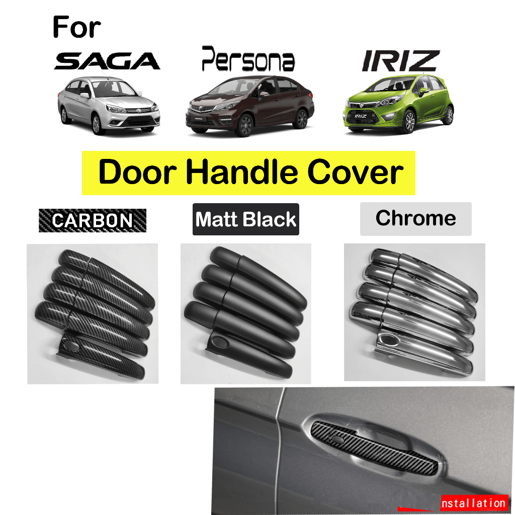 Proton Iriz Door Handle Cover Accessories Shopee Malaysia
