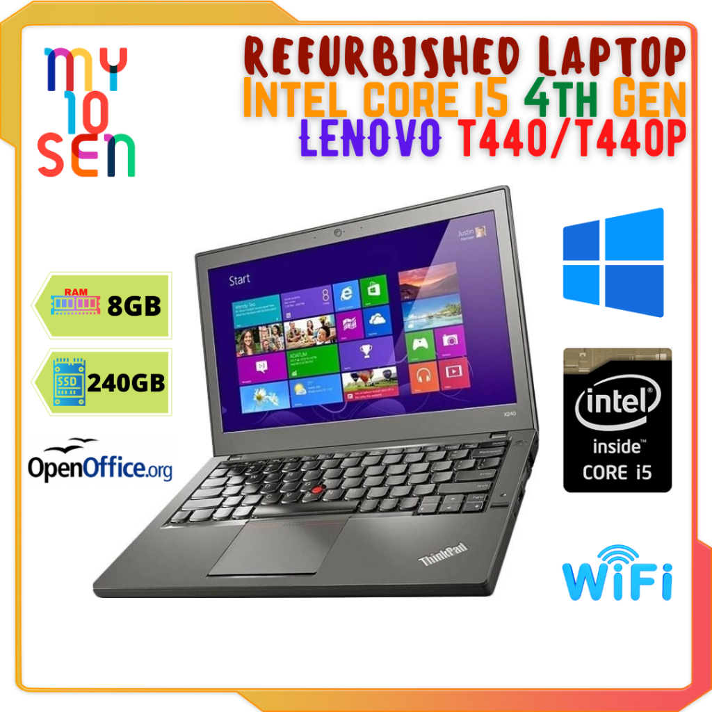 Lenovo ThinkPad T440 T440p Laptop i5 4th RAM DDR3 hard disk HDD SSD ...