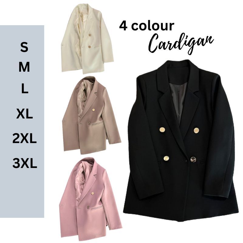 Blue Turn-down Collar Long Sleeves Zipper Sweater