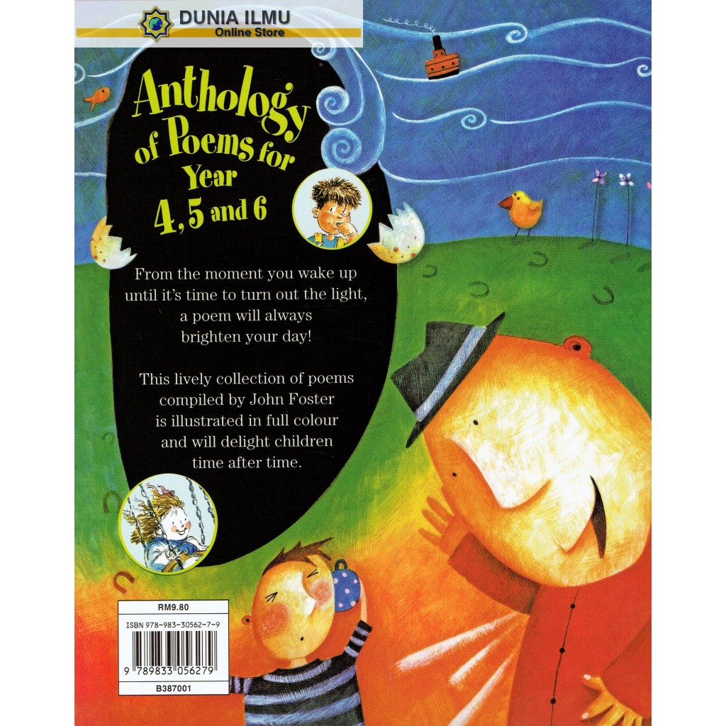 Buku Teks Anthology Of Poems For Year 4,5,6 (TB Year 4&5&6) | Shopee ...