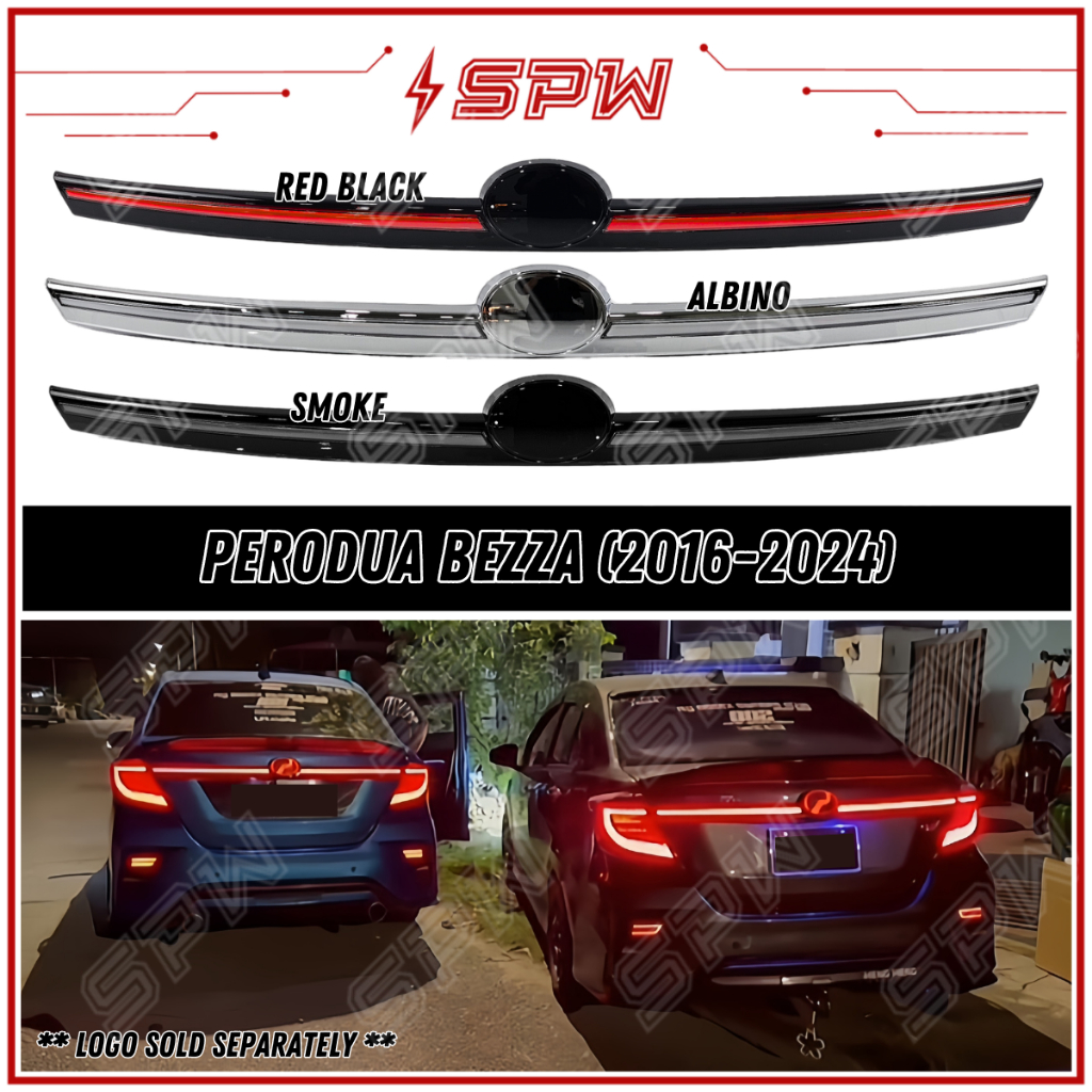 Perodua Bezza (20162024) Rear Garnish LED Trunk LED Tail Lamp Tail