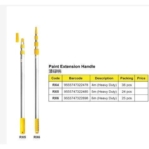 HEAVY DUTY 6 METER POLE PREMIUM 5M/15FT HEAVY DUTY ALUMINIUM EXTENTION ...