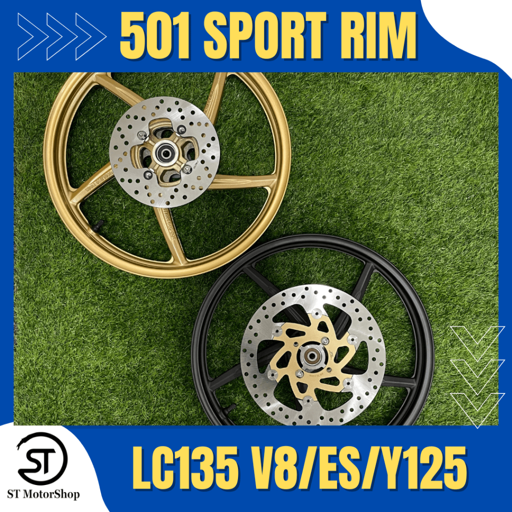RAPIDO Lc135 V8 Fi Lc Es Y125 Sport Rim 501 Front 160*17 Rear 185*17 ...