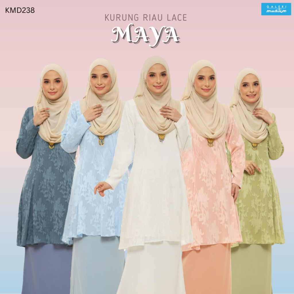SERAHAUS Kurung Riau Lace Maya [RAYA 2024] | Shopee Malaysia