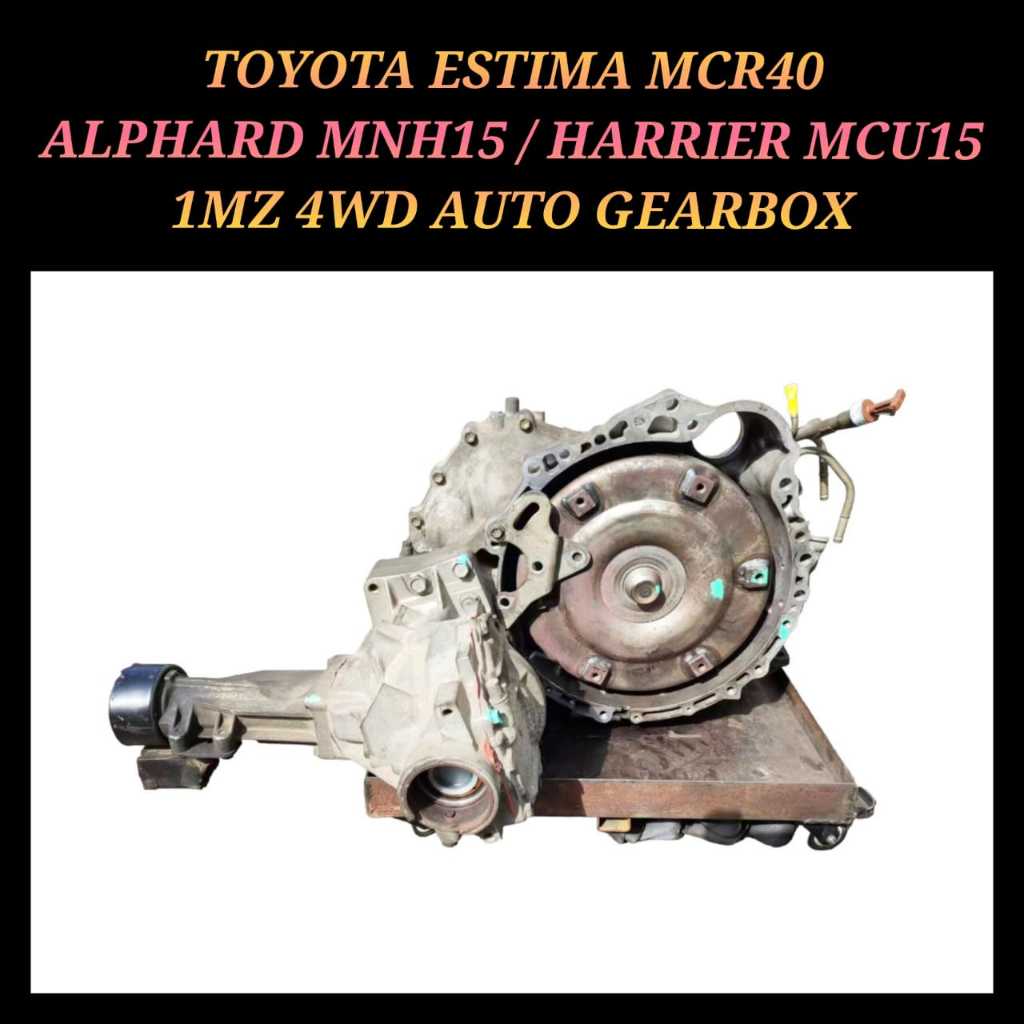 🇯🇵🇯🇵 Auto Gearbox Toyota Estima MCR40 Alphard MNH15 Harrier MCU15 1MZ ...
