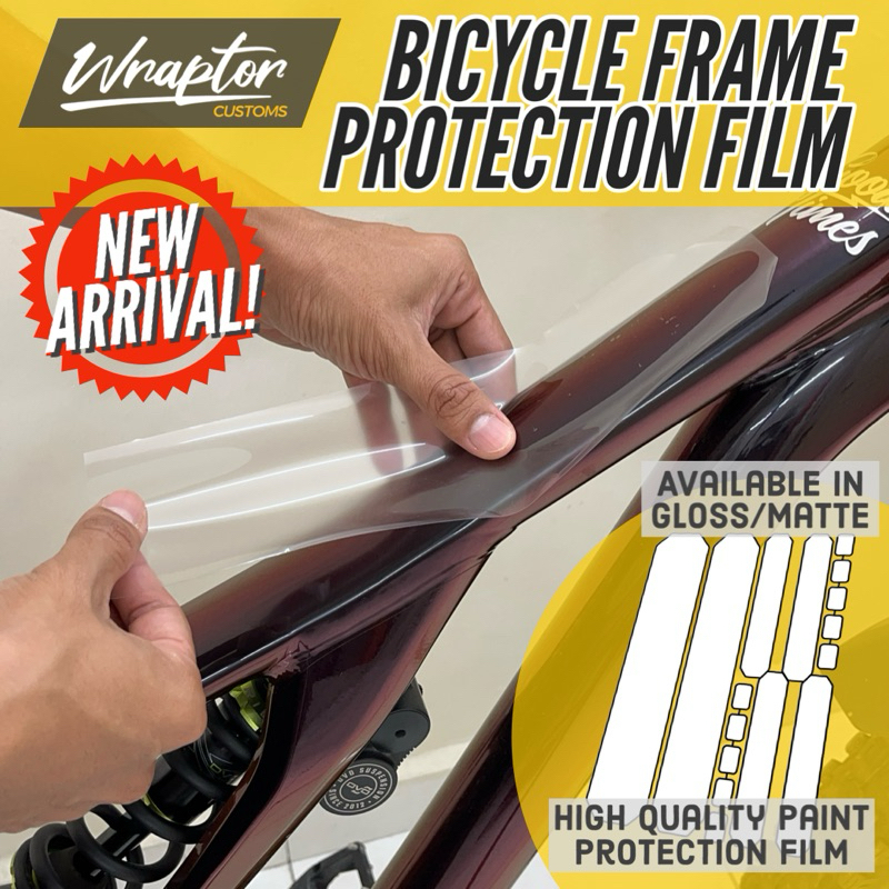 [NEW] Budget Bicycle Frame Protection Film Universal Design MTB Road