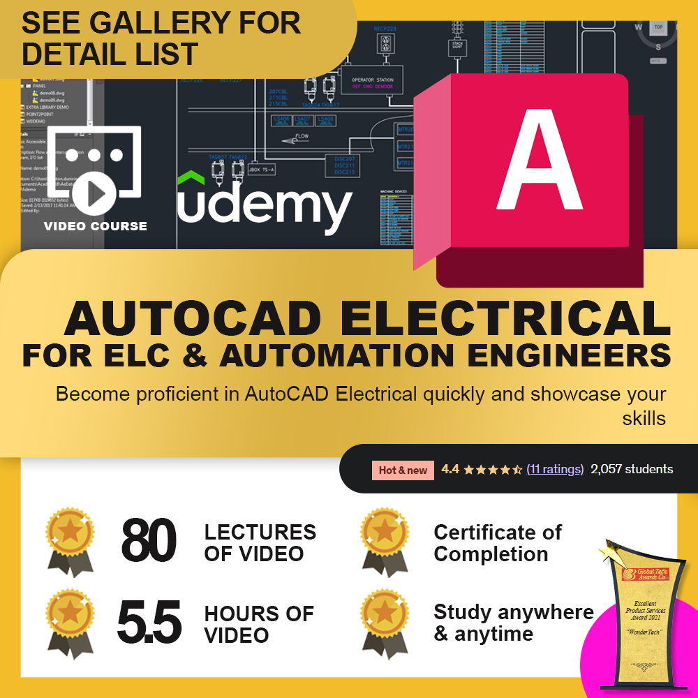 [Video Course] AutoCAD Electrical for Electrical and Automation ...