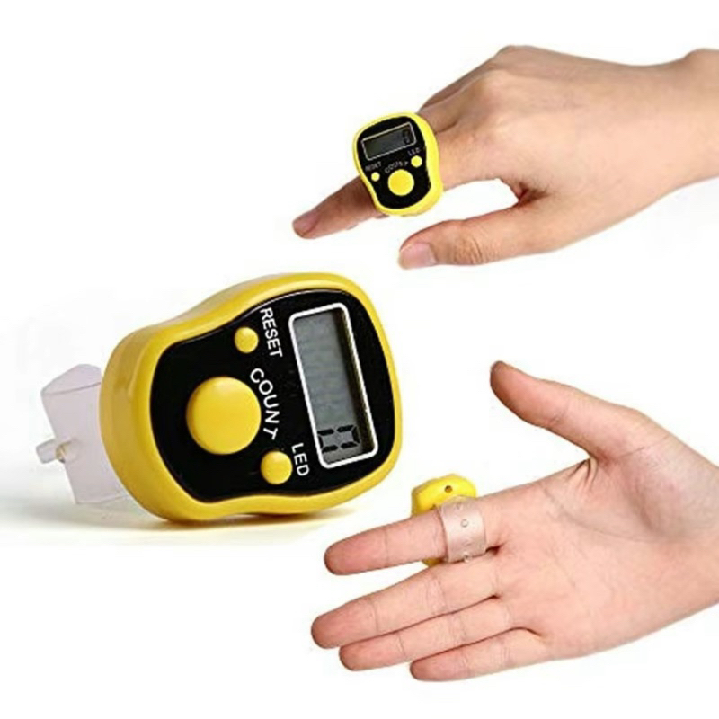 Tasbih Digital Finger Counter LED With Beep Function Every 100 / TASBIH ...