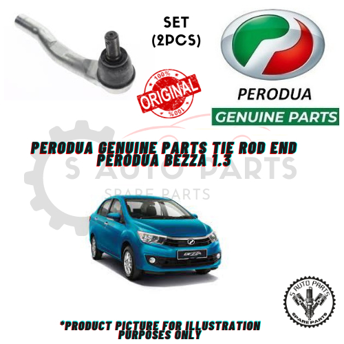 PERODUA BEZZA 1.3 STEERING TIE ROD END BRAND 100 ORIGINAL PERODUA (SET