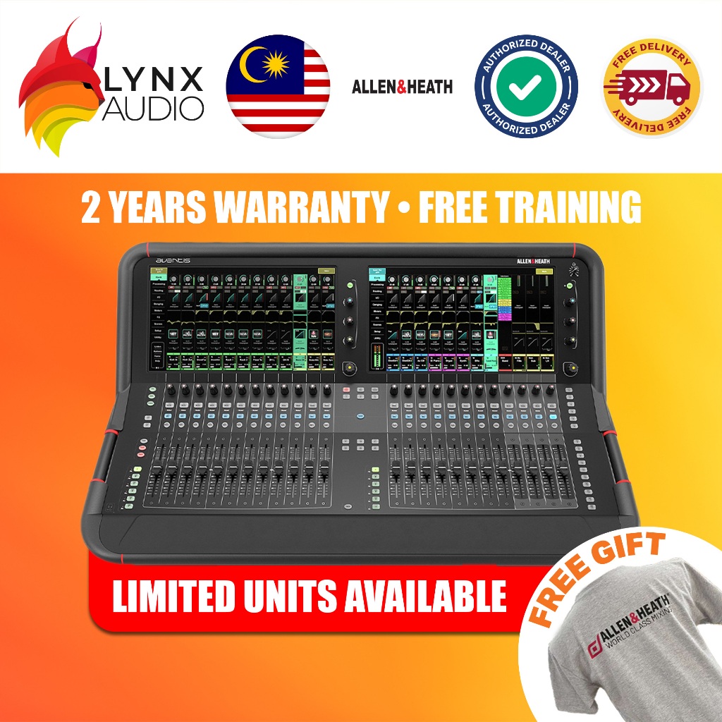 ALLEN & HEATH AVANTIS Digital Mixer 96kHz / 64 Channel / 42 Bus / Dual