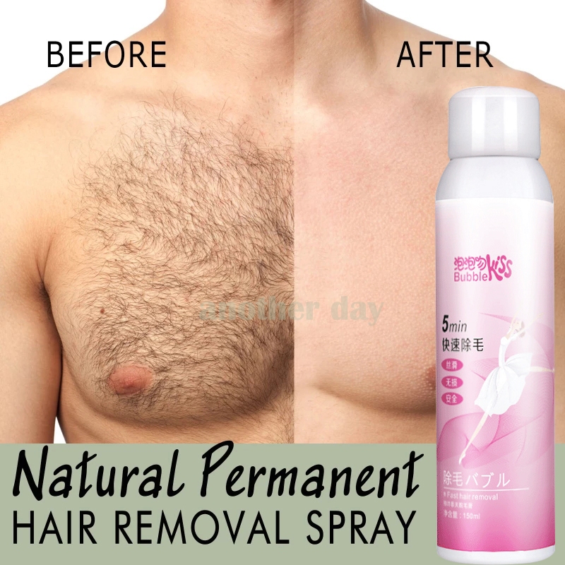 Private Part Hair Removal Spray Foam For Sensitive Area Mild Painless Body Depilation Cream