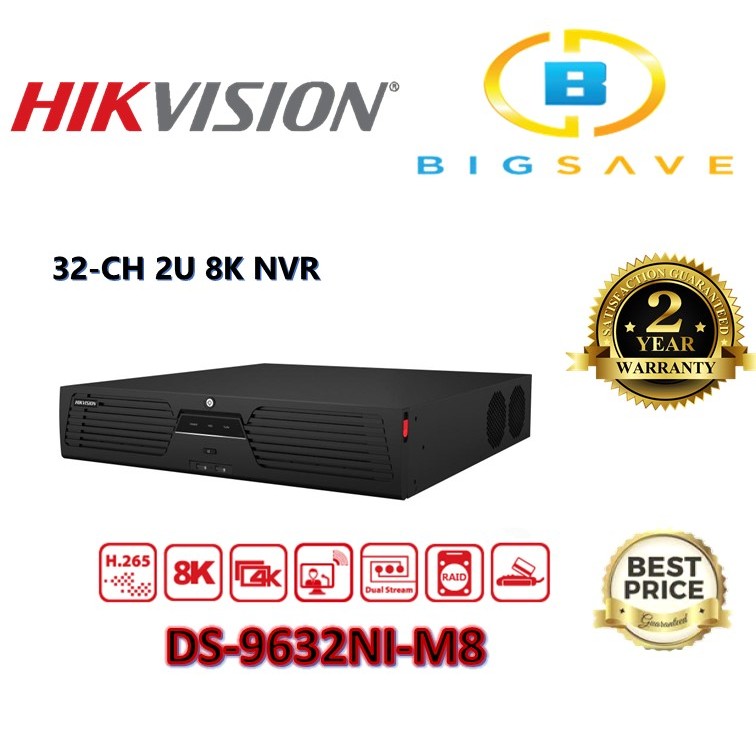 Ds 9632ni M8 Output Hikvision DS-9632NI-M8 M Series 32MP 32