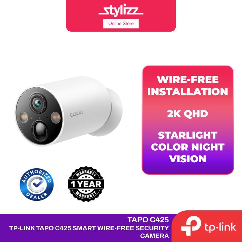 TP-LINK Tapo C425 Smart Wire-Free Wireless Wetherproof Security Camera ...
