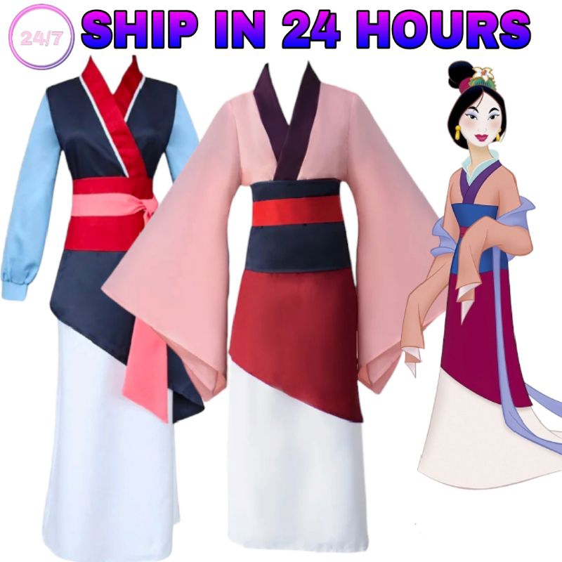 [SPAYLATER] PRINCESS HUA MULAN COSPLAY 🧙‍♂️ THEME 🥼👚👗 ATTIRE DISN3Y 木兰 ...