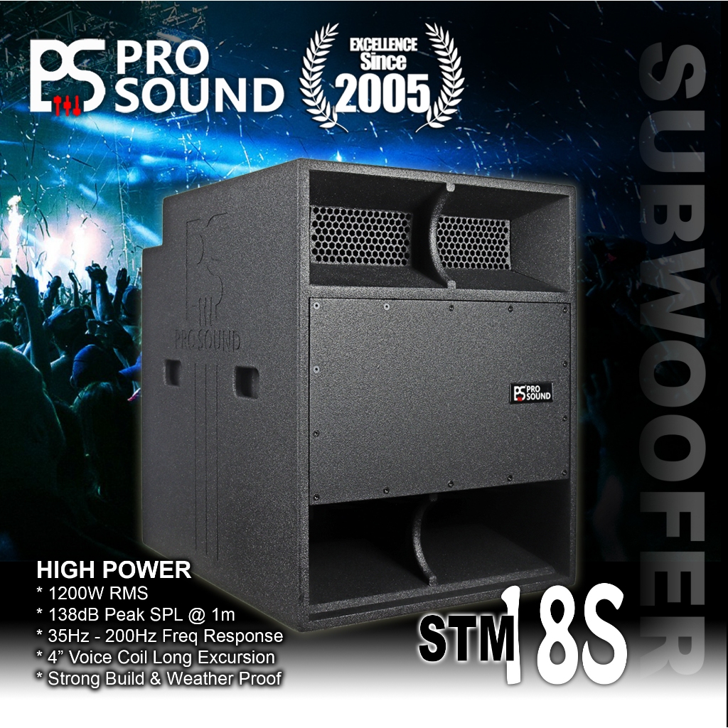 Long throw hot sale subwoofer