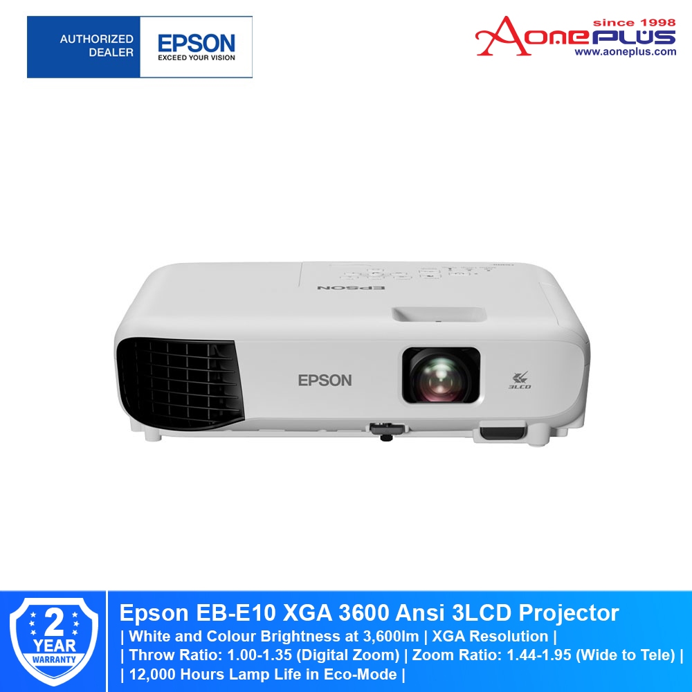 Epson EB-E10 XGA 3600 Ansi 3LCD Projector | Shopee Malaysia