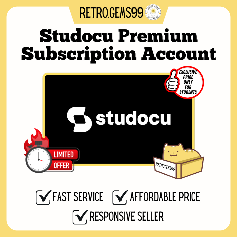 📖[SPECIAL PRICE FOR STUDENT] 📖 StuDocu Premium Subscription Account ...