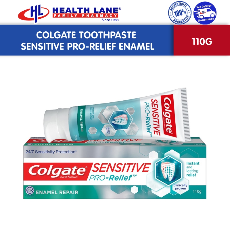 Colgate Toothpaste Sensitive Pro-Relief Enamel (110g) | Shopee Malaysia